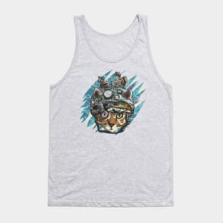 Time Cat Tank Top